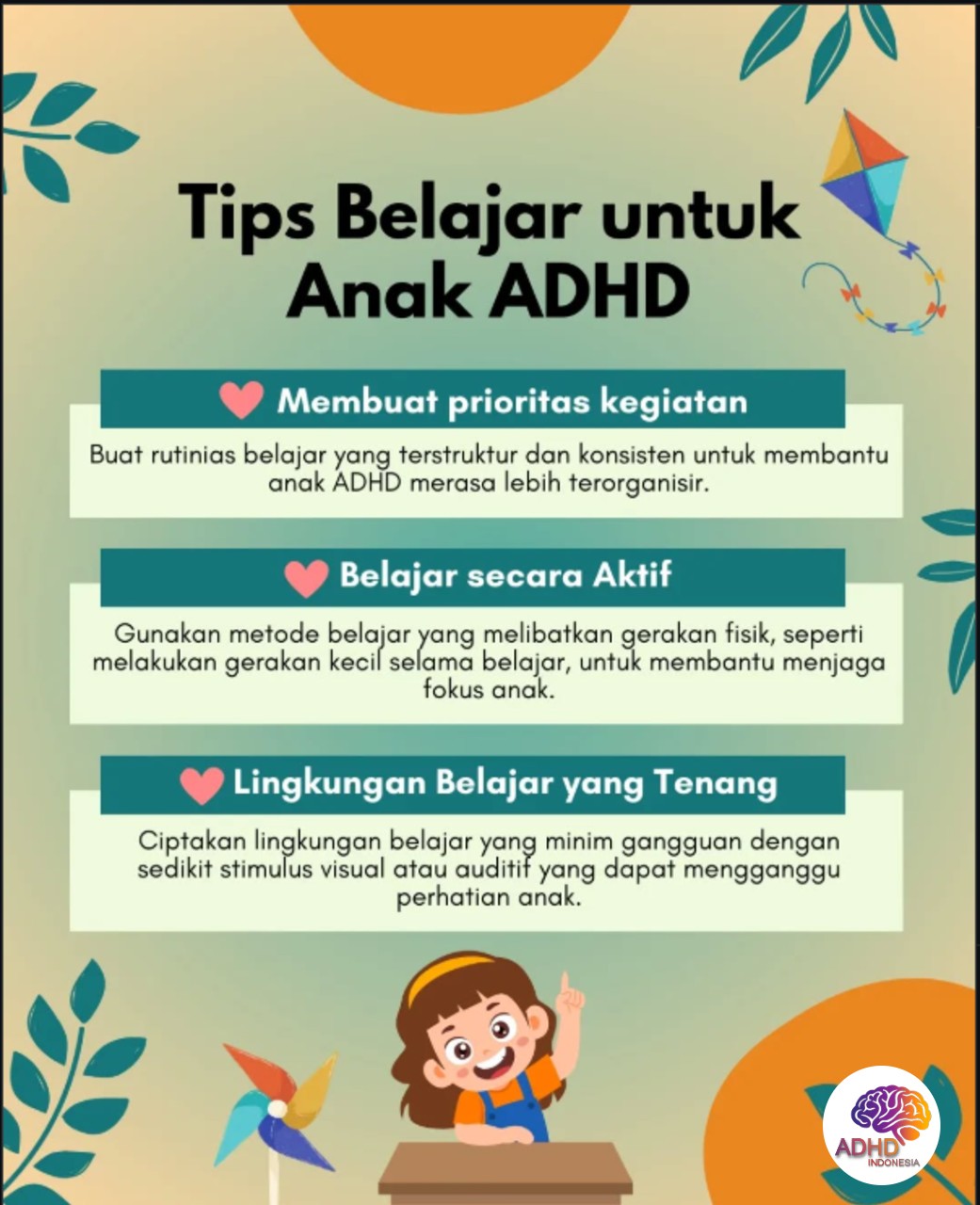 Strategi Belajar yang Cocok untuk Anak ADHD di Kabupaten Kepulauan Aru